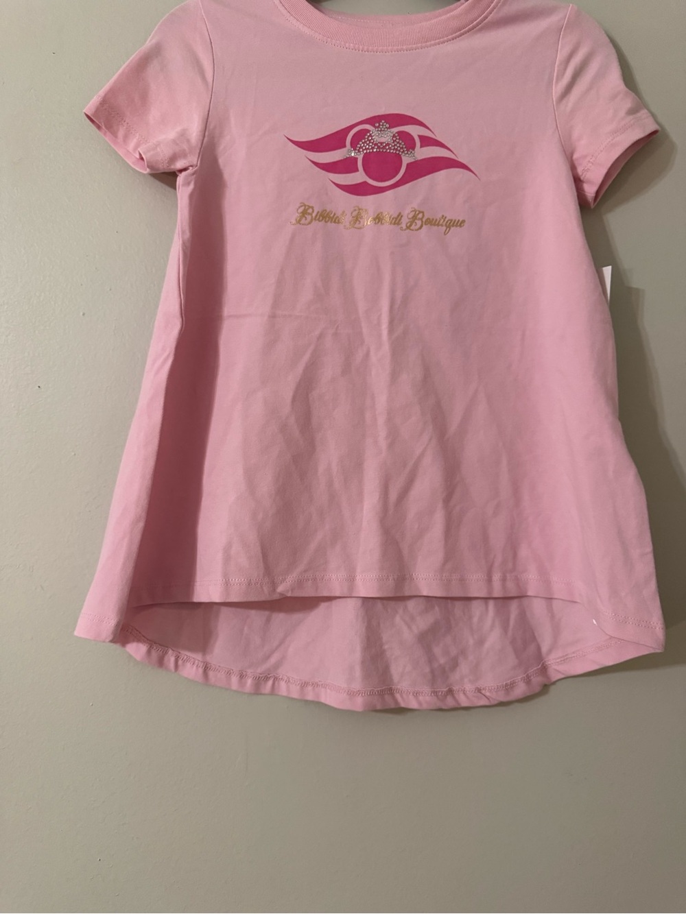 Disney Cruise Bibbidi Tee Pink XS - Picture 2 of 6